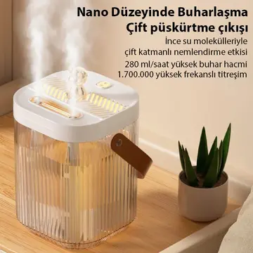 ALLY AquaBreeze 2000 Çift Buharlı 2L Ev Tipi Hava Nemlendirici