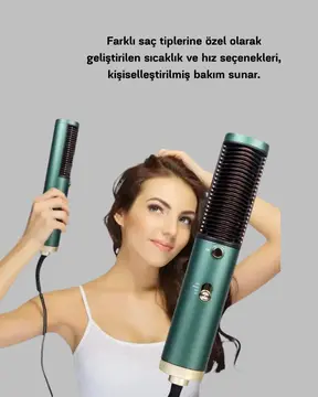 Güçlü İyonik Saç Kurutma Makinesi 3 Kademeli Isı ve 360° Dönebilen Kablo