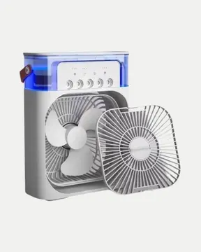 Taşınabilir Mini Klima Fan 3’ü 1 Arada Soğutucu Nemlendirici ve Gece Lambası