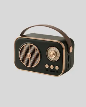 Klasik Retro Radyo – Bluetooth Destekli FM Özellikli Şarjlı Hoparlör