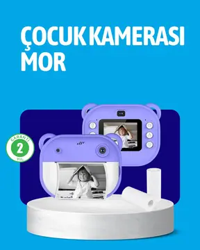 Anında Baskı Özellikli Çocuk Kamerası (Kopya)