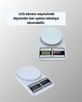 Taşınabilir Dijital Terazi – Çift Ölçü Birimi Destekli