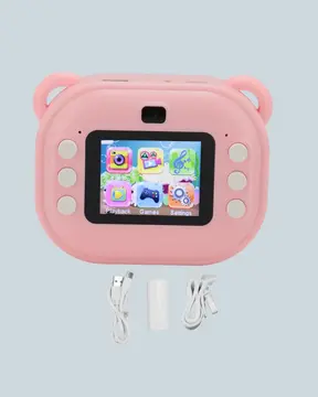 Çocuklar İçin Şipşak Yazıcı Kamera 24MP HD Çift Lensli Termal Baskılı
