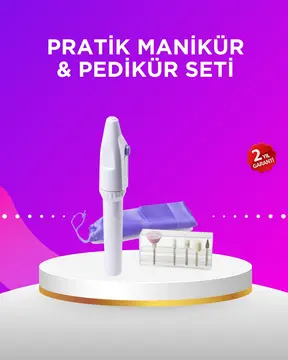 Elektrikli Manikür ve Pedikür Matkap Seti – Ayarlanabilir Hız Ergonomik ve Sessiz