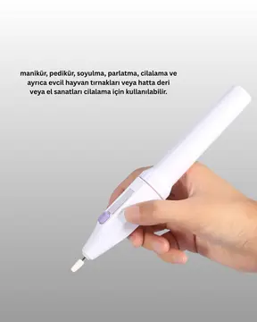 Elektrikli Manikür ve Pedikür Matkap Seti – Ayarlanabilir Hız Ergonomik ve Sessiz