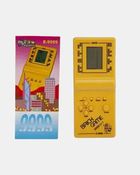 Mini Tetris El Aterisi – Taşınabilir Retro Oyun Konsolu Pil ile Çalışan Klasik Model