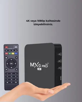 Akıllı Android TV Box – 4K Çözünürlük 2GB RAM 16GB Depolama Hızlı Wi-Fi
