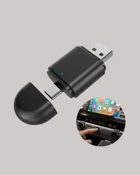 Kablosuz CarPlay ve Android Auto Adaptörü – USB-A & Type-C Girişli Akıllı Dönüştürücü