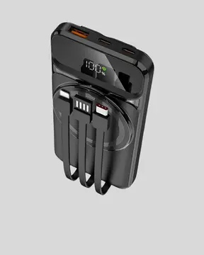10000 mAh Kablosuz Powerbank – 15W Hızlı Şarj  Type-C Çoklu Çıkışlı