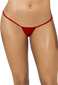 Kırmızı Tül Tanga TM1115