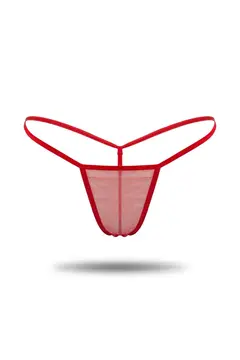 Kırmızı Tül Tanga TM1115