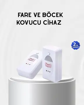 Fare Sivrisinek ve Böcek Kovucu Ultrasonik Cihaz – Güvenli ve Kimyasalsız Çözüm