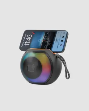 Taşınabilir Bluetooth Hoparlör – RGB Işıklı Güçlü Bas ve 8 Saat Pil Ömrü