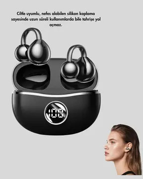 Ergonomik Açık Kulak Bluetooth Kulaklık – Hafif Şık ve Düşük Gecikmeli Ses Deneyimi
