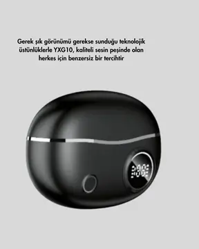 Bluetooth 5.4 Kablosuz Kulaklık – Açık Kulak Güvenli Tasarım ve Hızlı Şarj Özelliği