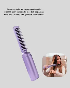 Isı Ayarlı Saç Düzleştirici – Her Saç Tipine Uygun Hassas Sıcaklık Kontrolü