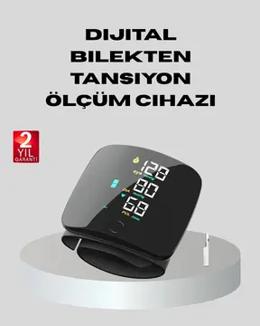 Dijital Bilek Tansiyon Aleti – Çift Kullanıcı Hafızalı Aritmi Uyarılı ve Otomatik Kapanmalı