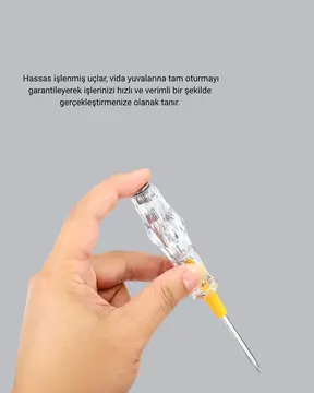 110-220V Elektrik Test Kalemi Korozyona Dayanıklı Nikel Kaplamalı