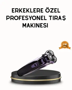 Kompakt Şarjlı Saç Sakal Tıraş Makinesi Kuru Kullanım Özellikli