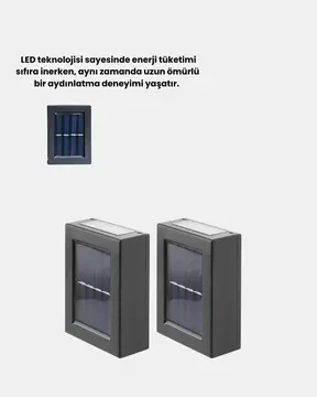 Dayanıklı Solar Aplik Hava Koşullarına Dayanıklı Dış Mekan Işığı