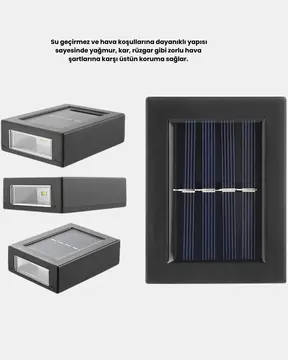 Güneş Enerjili Su Geçirmez Bahçe Apliği Uzun Ömürlü LED’li