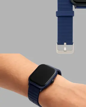 Akıllı Saat 360 mAh Çoklu Spor Modlu Lacivert Siyah Kordon