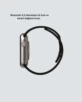 Kablosuz Şarjlı Akıllı Saat Bluetooth Arama Bildirim Destekli Uzun Pil Ömürlü