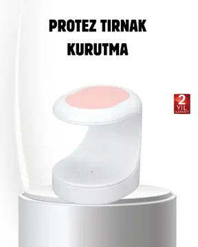 LED Mini Oje Kurutucu Taşınabilir Hızlı Kuruma Cihazı 3 LED Işıklı