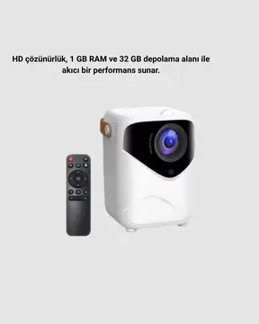 Android TV Box Ultra HD 1GB RAM 32GB Hafıza Dahili Hoparlör HDMI Tripodlu