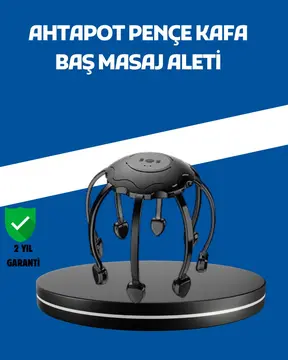 Elektrikli Saç Derisi Masaj Aleti Çok Noktalı 8 Kollu Titreşimli Masaj