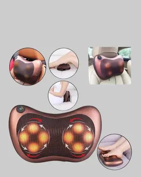 Çok Fonksiyonlu Boyun Bel Sırt Masaj Yastığı Araç İçi Uyumlu