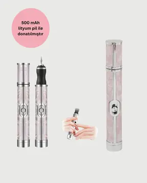 Ergonomik Saplı 20.000 RPM Hız Kontrollü Manikür Pedikür Makinesi