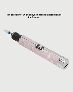 Ergonomik Saplı 20.000 RPM Hız Kontrollü Manikür Pedikür Makinesi