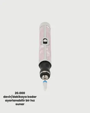USB Şarjlı Profesyonel 20.000 RPM Elektrikli Oje Sökücü ve Tırnak Bakım Aleti