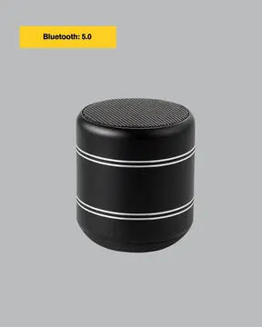 Kompakt Silindir Metal Bluetooth Hoparlör 400 mAh Uzun Pil TWS Destekli