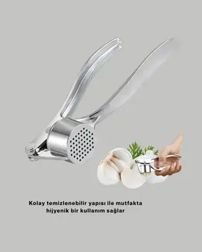 Sarımsak Ezici Kolay Kullanım ve Dayanıklı Gövde