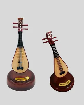 Figürlü Müzik Kutusu Zarif Melodili Dekoratif Model
