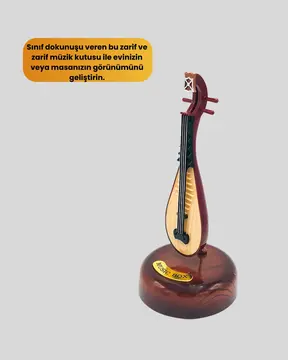 Figürlü Müzik Kutusu Zarif Melodili Dekoratif Model