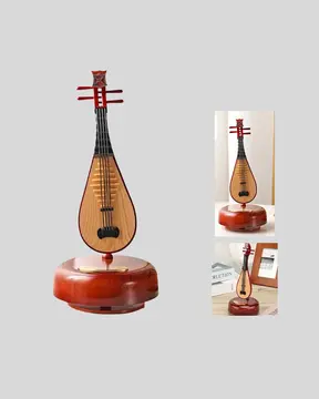 Figürlü Müzik Kutusu Zarif Melodili Dekoratif Model