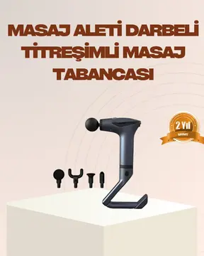 Şarjlı Taşınabilir 3in1 Titreşimli Masaj Aleti Esneme Bantlı