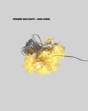 Yıldız Led Işık 5 Metre Dekoratif Aydınlatma Günışığı (Kopya)