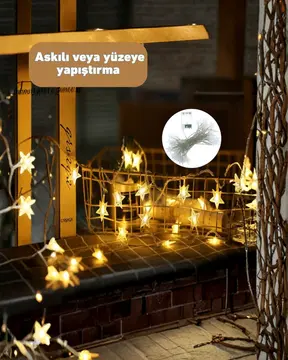 Yıldız Led Işık 5 Metre Dekoratif Aydınlatma Günışığı (Kopya)
