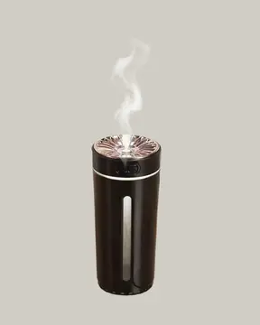 LED Işıklı Aromaterapi Hava Nemlendirici Ultrasonik Sessiz Nem Ayarı