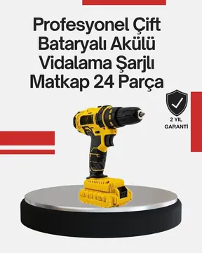 Ergonomik Tasarımlı 12V Matkap | 2 Vitesli LED Aydınlatmalı ve Dayanıklı