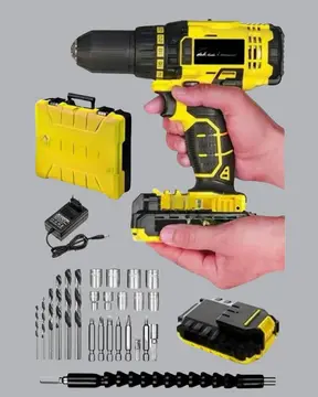 Çift Bataryalı 12V Akülü Matkap | 10 mm Metal 20 mm Ahşap Delme Kapasitesi