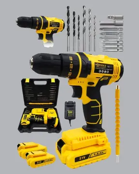 12V Akülü Matkap | 20-30 Nm Tork Çift Hız Ayarı ve LED Işık