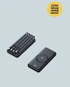 Akıllı Koruma Sistemli Powerbank – Hızlı Güvenli ve Modern