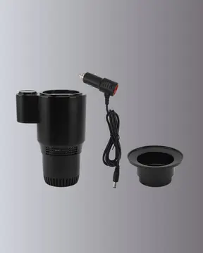 Araç İçi Akıllı Bardaklık Isıtıcı Soğutucu Dijital Ekranlı