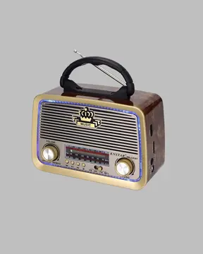Ahşap Nostaljik Radyo Bluetooth USB SD Kart Destekli