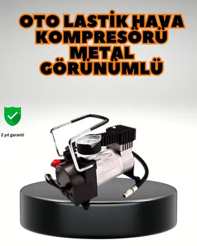Metal Gövde Lastik Şişirme Kompresörü SUV 4x4 Uyumlu